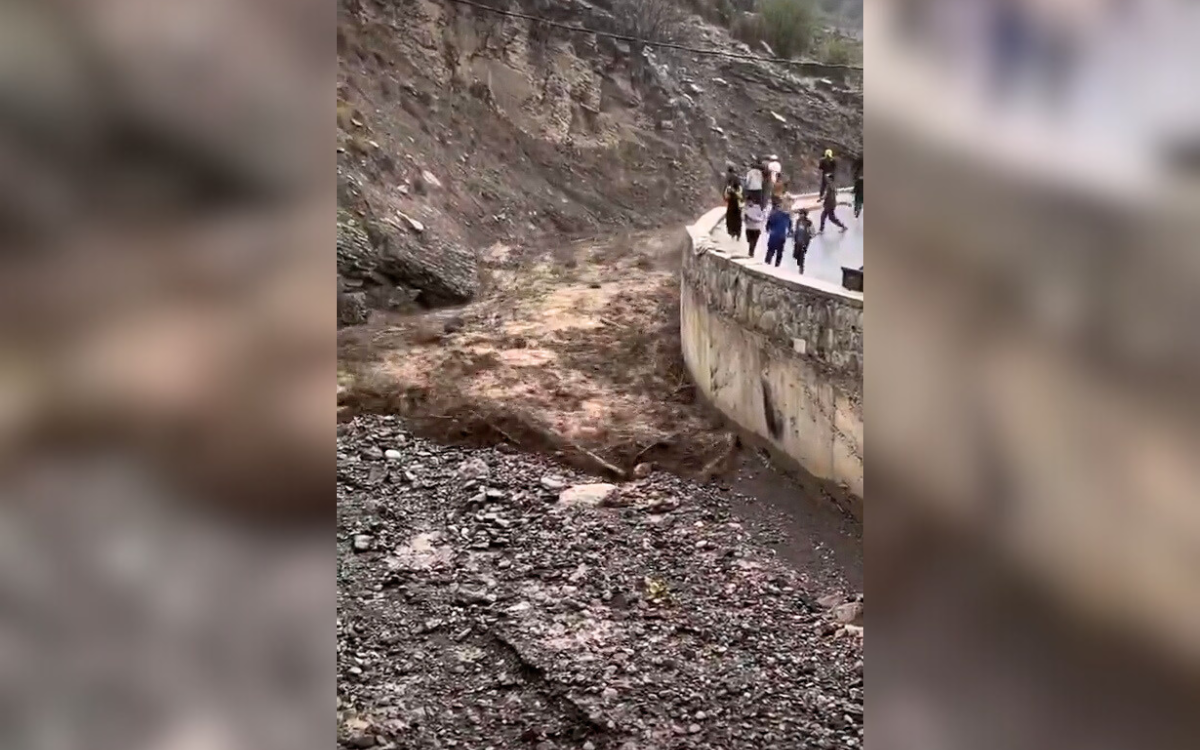 بالفيديو.. نهر جاف يتحول فجأة إلى مجرى مائي في قلب الأطلس الكبير