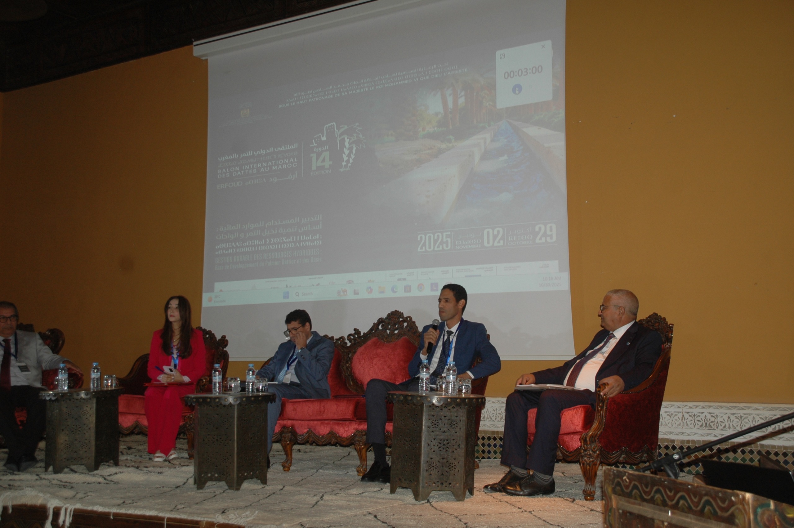 وكالة حوض كير-زيز-غريس تشارك في ندوة علمية حول “تدبير الموارد المائية بالواحات”