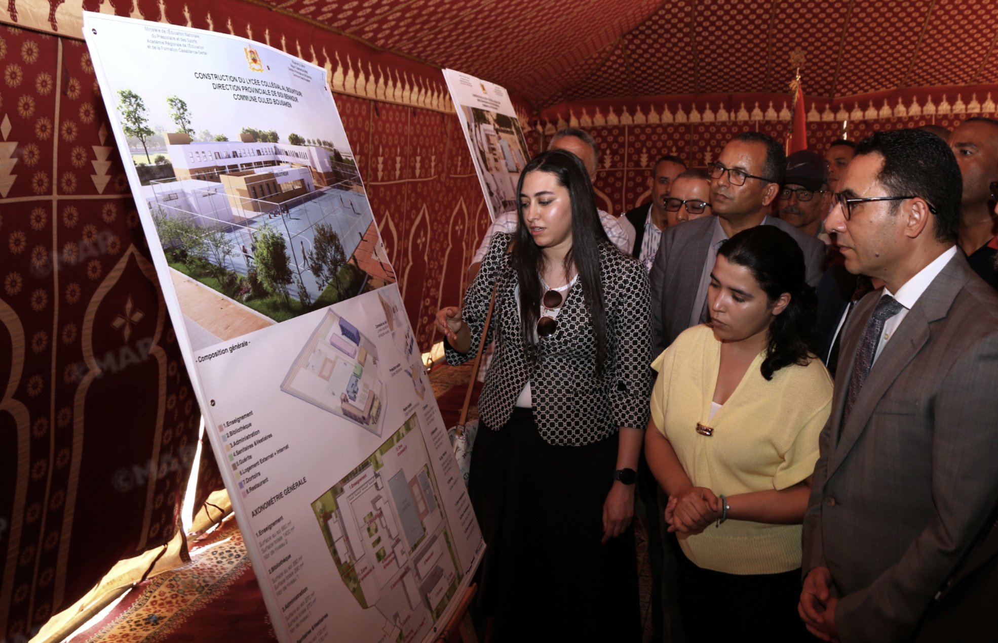 تدشين وإطلاق عدة مشاريع مائية وتنموية في إقليم سيدي بنور بمناسبة عيد العرش المجيد