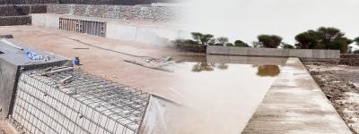 تقدم كبير في إنجاز العتبات المائية بحوض كير-زيز-غريس بهدف تطعيم الفرشات المائية اصطناعيا