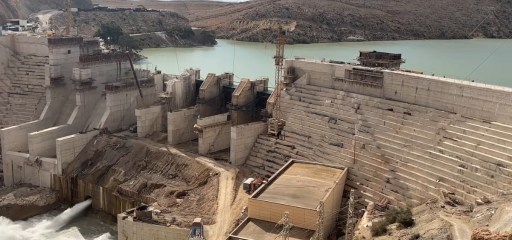 بلغت نسبة الأشغال به 69%.. مشروع تعلية سد محمد الخامس يرفع القدرة التخزينية للسد إلى مليار متر مكعب