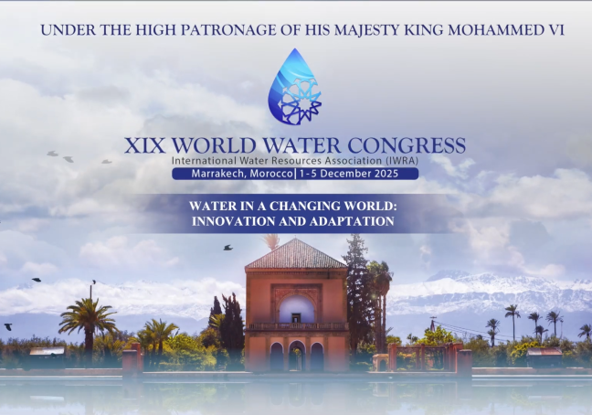 من 01 و05 دجنبر 2025.. تنظيم النسخة الـ 19 للمؤتمر العالمي للمياه بمراكش تحت شعار “الماء في عالم يتغير: الابتكار والتكيف”
