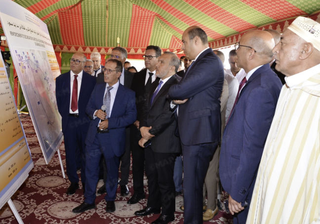 المكتب الوطني للكهرباء والماء الصالح للشرب يطلق أشغال مشروع تقوية وتأمين التزويد بالماء الصالح للشرب لخريبكة والمراكز المجاورة لها