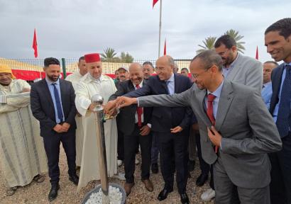 تدشين مشروعين لتأمين الربط بالماء وتحسين ظروف عيش الساكنة بإقليم تنغير