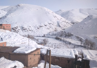 هذه مقاييس التساقطات الثلجية المسجلة بالمملكة من يوم أمس الثلاثاء إلى اليوم الأربعاء