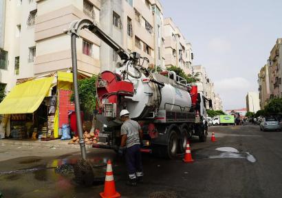 مواصلة أشغال برنامج لتعزيز جاهزية شبكات تصريف مياه الأمطار بجهة الدار البيضاء – سطات