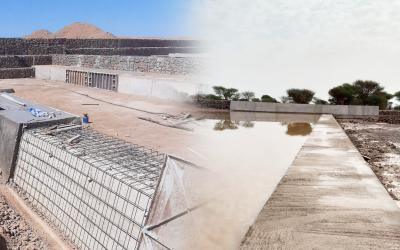 تقدم كبير في إنجاز العتبات المائية بحوض كير-زيز-غريس بهدف تطعيم الفرشات المائية اصطناعيا