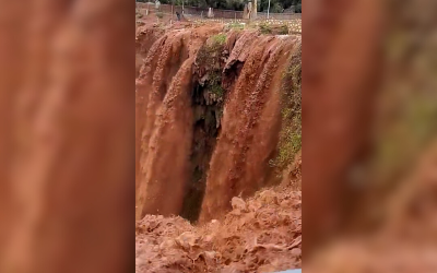 بعد الجفاف وشُحّ الأمطار.. جريان مائي قوي بـ“شلالات أوزود” عقب التساقطات المطرية الأخيرة 