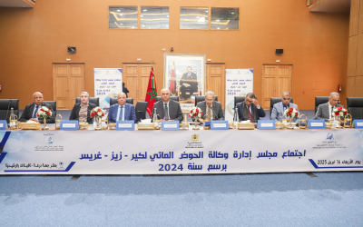 انعقاد اجتماع المجلس الإداري لوكالة الحوض المائي لكير-زيز-غريس برسم سنة 2024