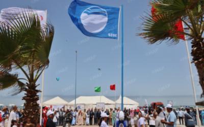 العيون.. رفع اللواء الأزرق بشاطئ فم الواد للمرة الثامنة عشرة على التوالي