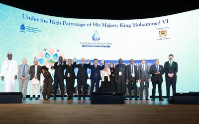 الدورة الـ19 للمؤتمر العالمي للماء: اعتماد “إعلان مراكش” الداعي إلى الارتقاء بالماء إلى مرتبة أولوية عالمية