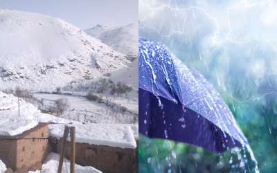 نشرة إنذارية.. تساقطات ثلجية وأمطار رعدية مرتقبة من غد الجمعة إلى الأحد المقبل بعدد من مناطق المملكة