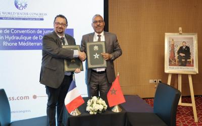 وكالة الحوض المائي لدرعة واد نون توقع اتفاقية شراكة مع وكالة مياه فرنسية لتعزيز التعاون المائي